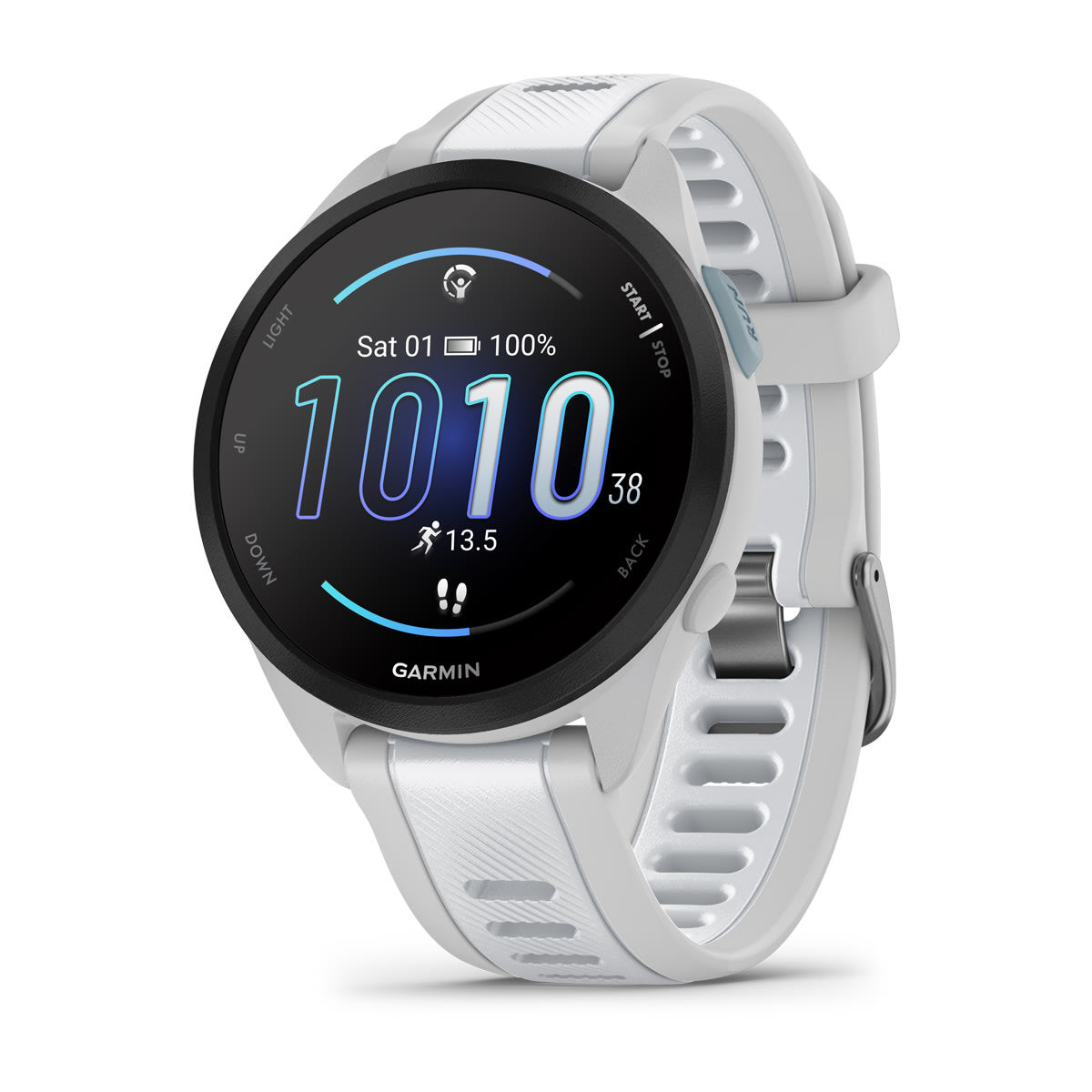 Garmin Forerunner 165 Music - Mist Grey & Whitestone