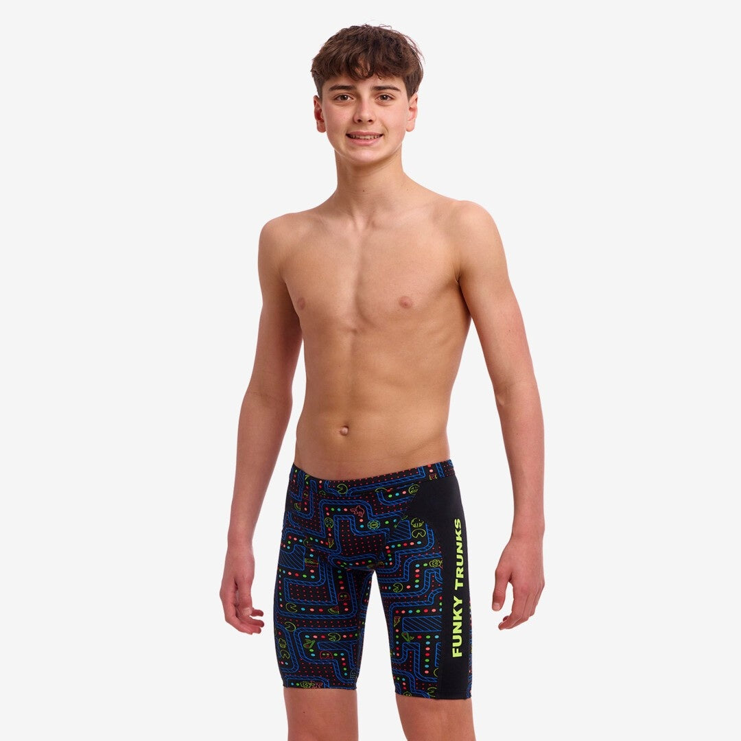 swim jammers waist 28 for boys, funky trunks