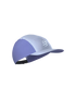 Compressport 5 Panel Light Cap, super lightweight and breathable hat for road running and racing, lavender purple colour, front angle profile of hat
