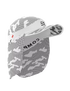 compressport ice cap sun shape, white running hat with neck protection