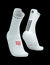 compressport pro racing socks v40 run high white black front and back