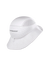 compressport stayfresh ice bob hat, white running bucket hat with ventilation and sun protection, back side of hat