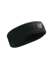 Thin sports headband from compressport, in black