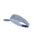 compressport visor for all gender, race orientated visor with adjustable headband for sun protection, lavender colour with purple logo