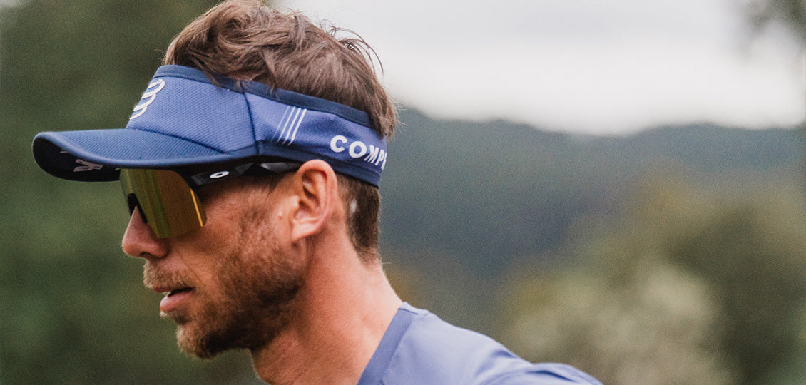 compressport visor ultarlight blues model 