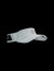 compressport visor white and black