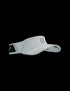 compressport visor white and black