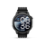 coros pace 4 pro, smart running watch with gps features, black with nylon strap, front face of watch 