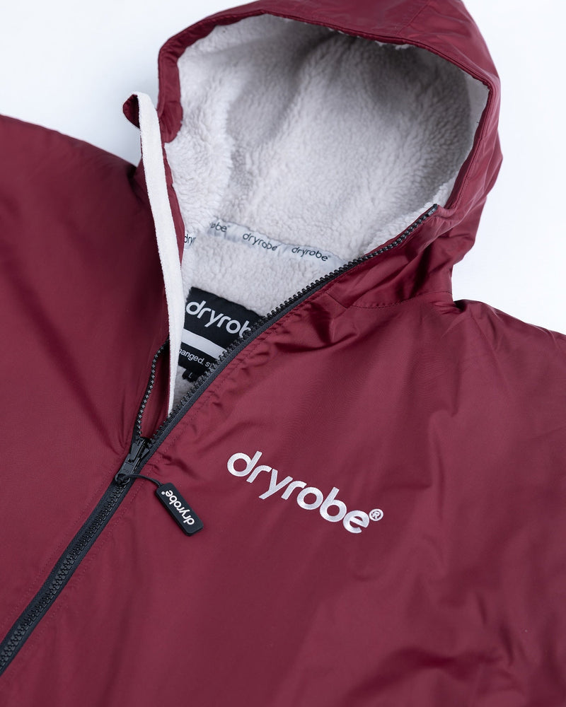 dryrobe changing robe in new burgundy colour