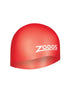 Zoggs swimming cap for long hair in red