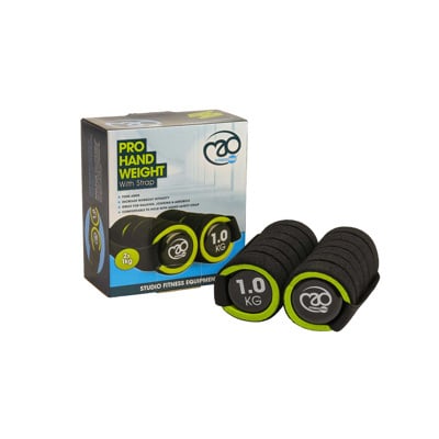 Fitness Mad Pro Hand Weight with Strap 2 x 1KG