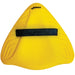 yellow finis swimming kickboard with black hand strap