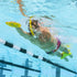 man swim training with finis ankle buoy