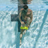man swim training with finis ankle buoy