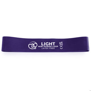 Fitness mad purple mini power loop, latex free resistance band single