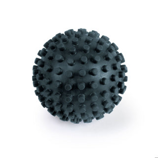 fitness mad pinpoint trigger ball for precise acupressure massage, dark grey coloured ball on white background
