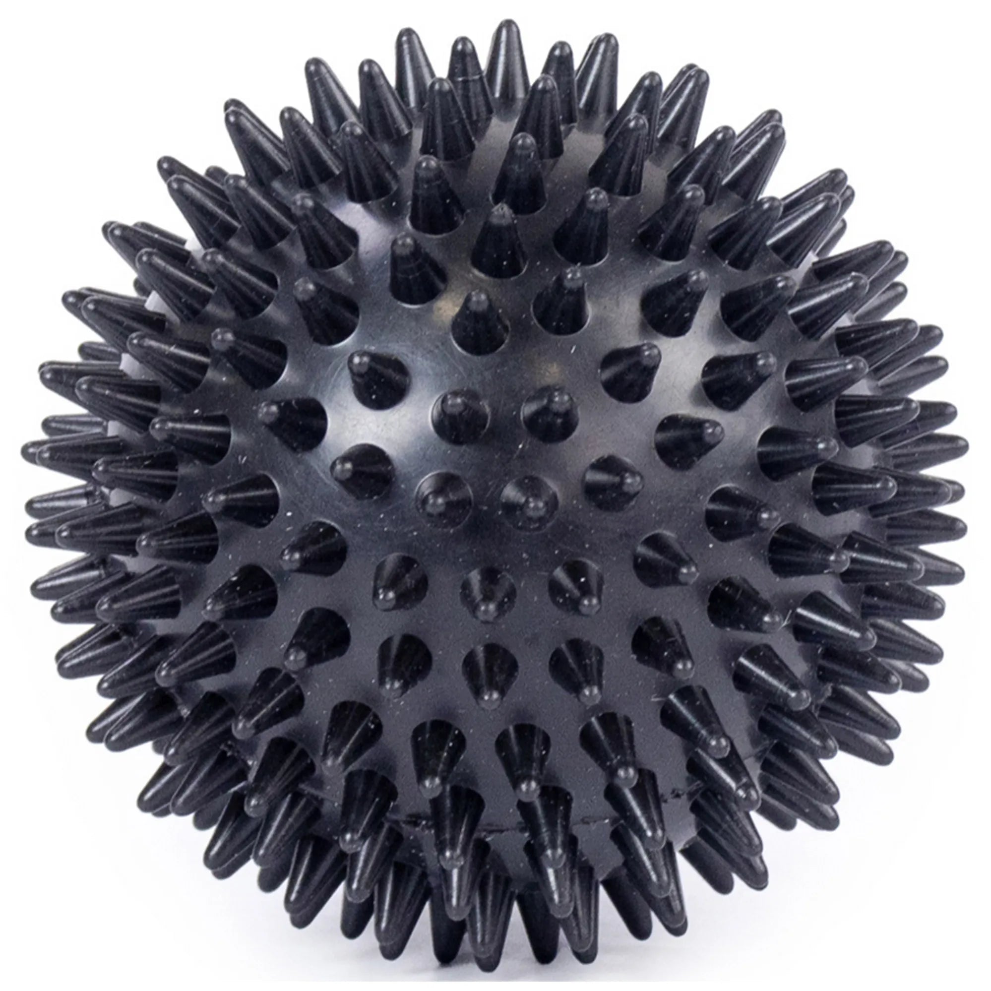 fitnessmad spikey massage ball black