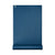 fitnessmad studio pro yoga mat, soft mat for yoga, blue colour, half rolled out mat