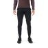A person standing and wearing black Fox Flexair pants with a slim fit and tapered design, suitable for biking.