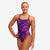 woman wearing funkita swimsuit in diamond back style with big bang pattern