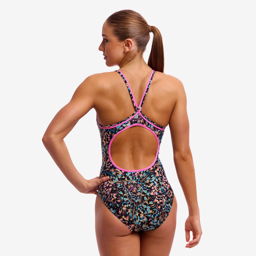 funkita diamond back, back view, copper cluster colour