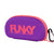 funkita goggle case, hard shell protective micro fibre linned zipper goggle case with clip, purple with pink logo and zipper