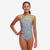 funkita swimwear for girls, diamond back style, planted pink colour
