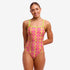 Funkita Ladies Single Strap Swimsuit, poison pink pattern
