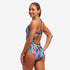 funkita period proof swimwear for women, pattern tickle torture, style diamond back