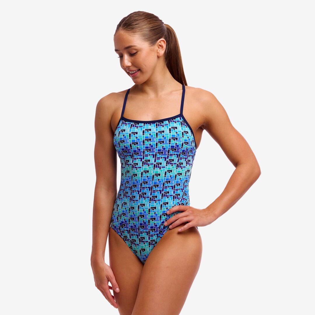 funkita single strap swimsuit jack stack pattern