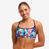 funkita sports top, bikini top, tickle torture pattern