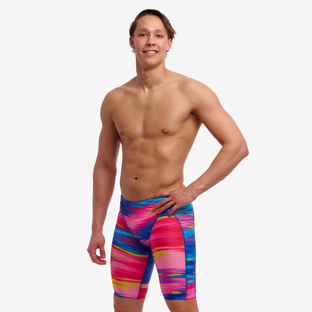 funky trunks swim jammers lost ocean pattern