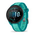 Teal Garmin forerunner 165 watch smartwatch