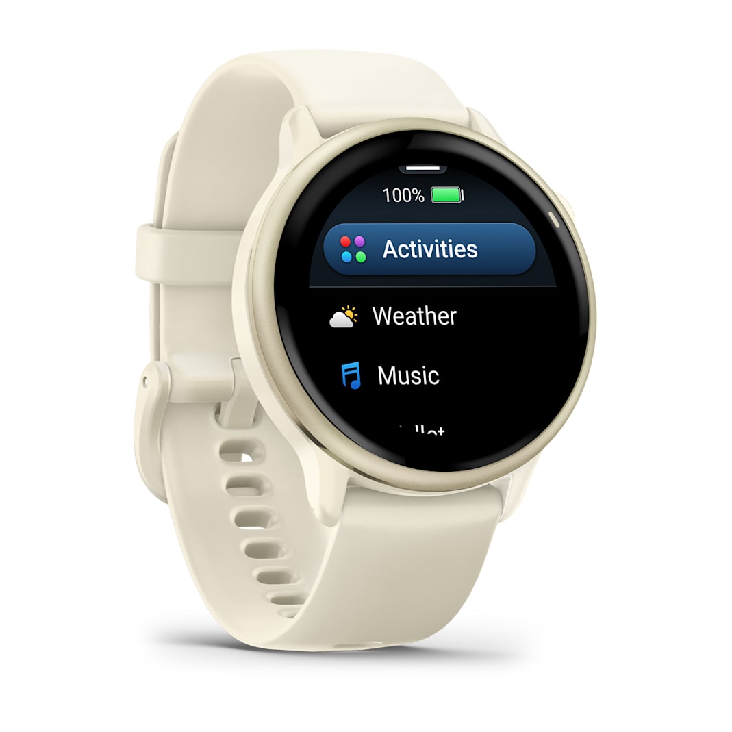 Garmin vivoactive 6 smartwatch bone colour