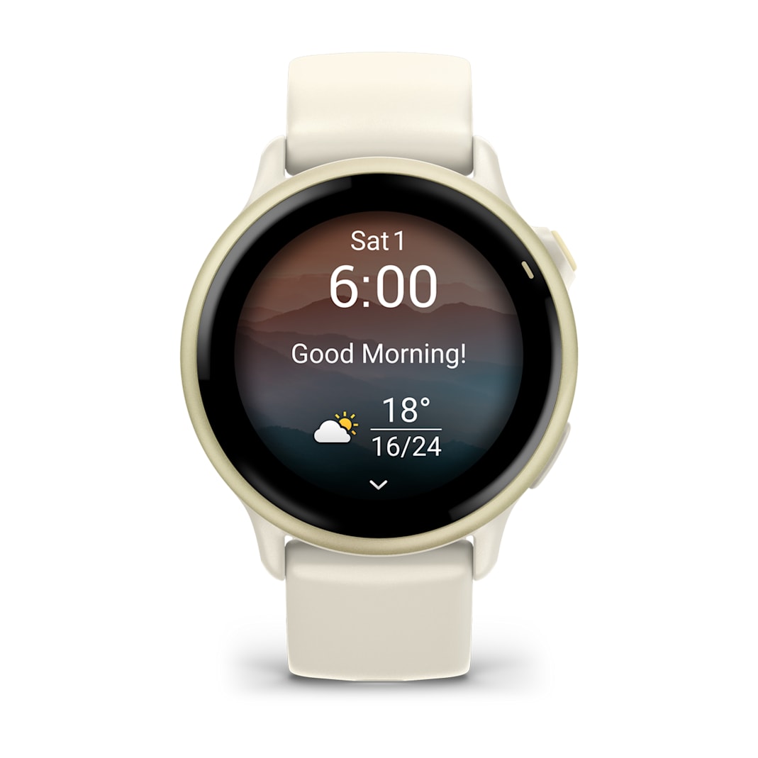 Garmin vivoactive 6 smartwatch bone colour