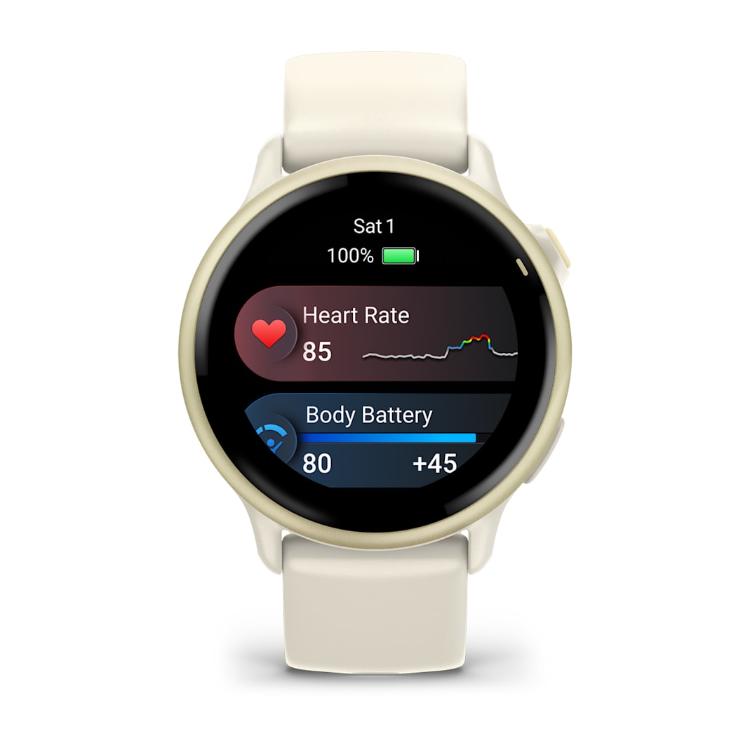 Garmin vivoactive 6 smartwatch bone colour