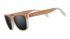 goodr og three parts tee sunglasses, brown and white ombre sunglasses with no background