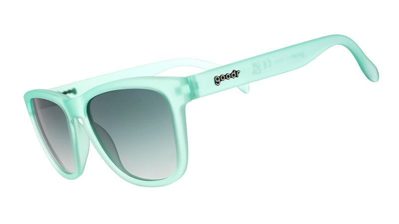 Goodr OG sunglasses, dinner mint debauchery