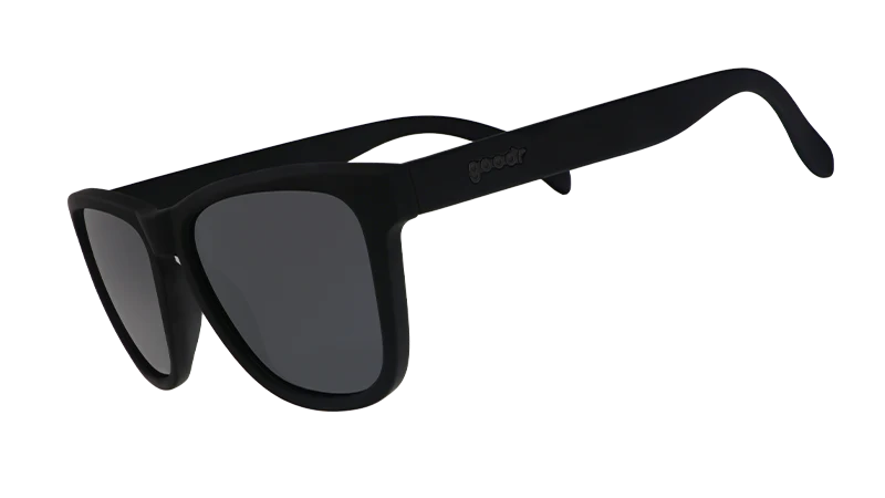 Black goodr og sunglasses with black lenses