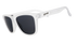White goodr og sunglasses with black lenses