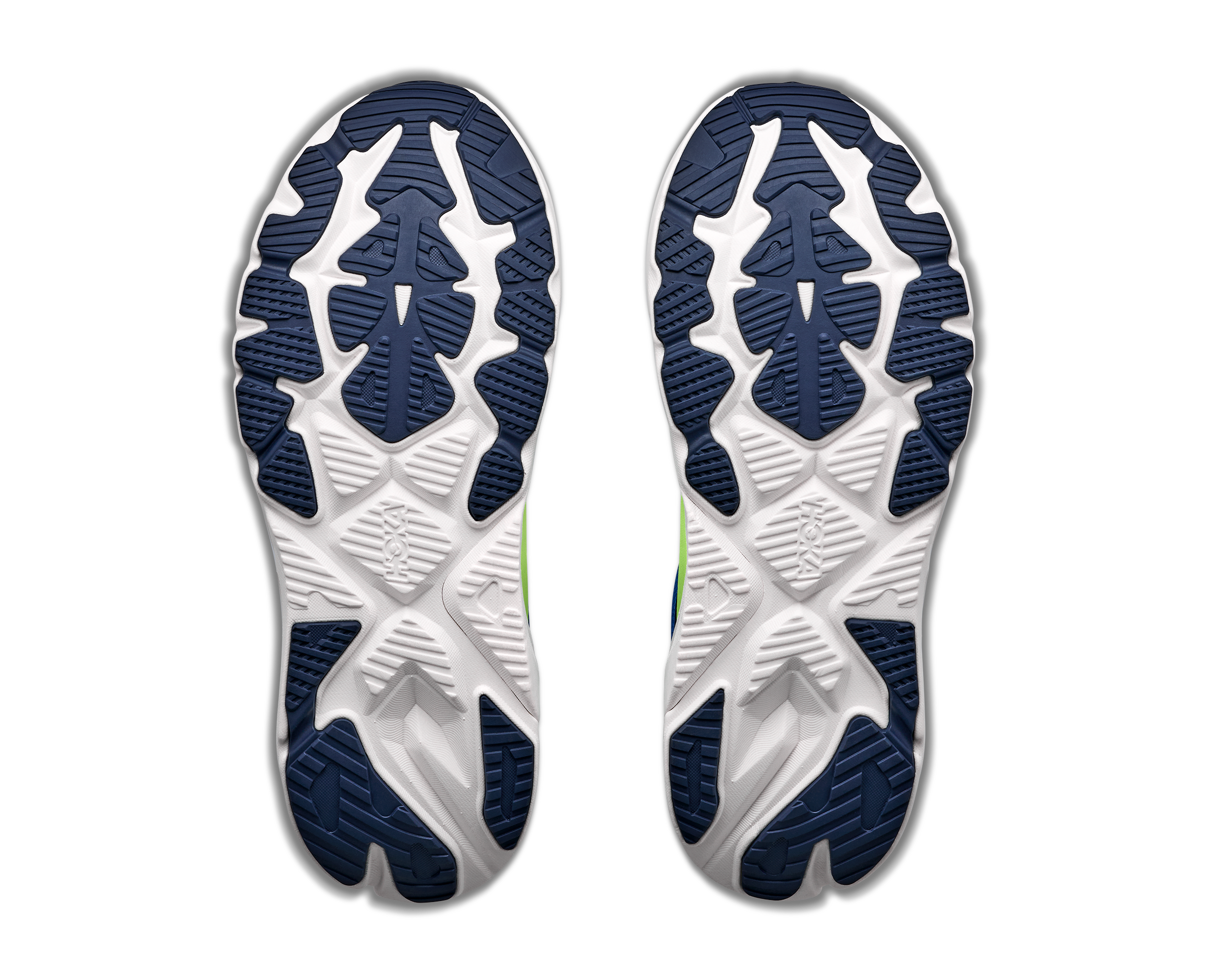 hoka arahi 9 mens, lightweight supportive road running and walking shoe for overpronation, navy blue with white sole of shoe