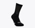 Lightweight race day run sock from Hoka, with breathable mesh panels, black colour, hoka logo at front toe
