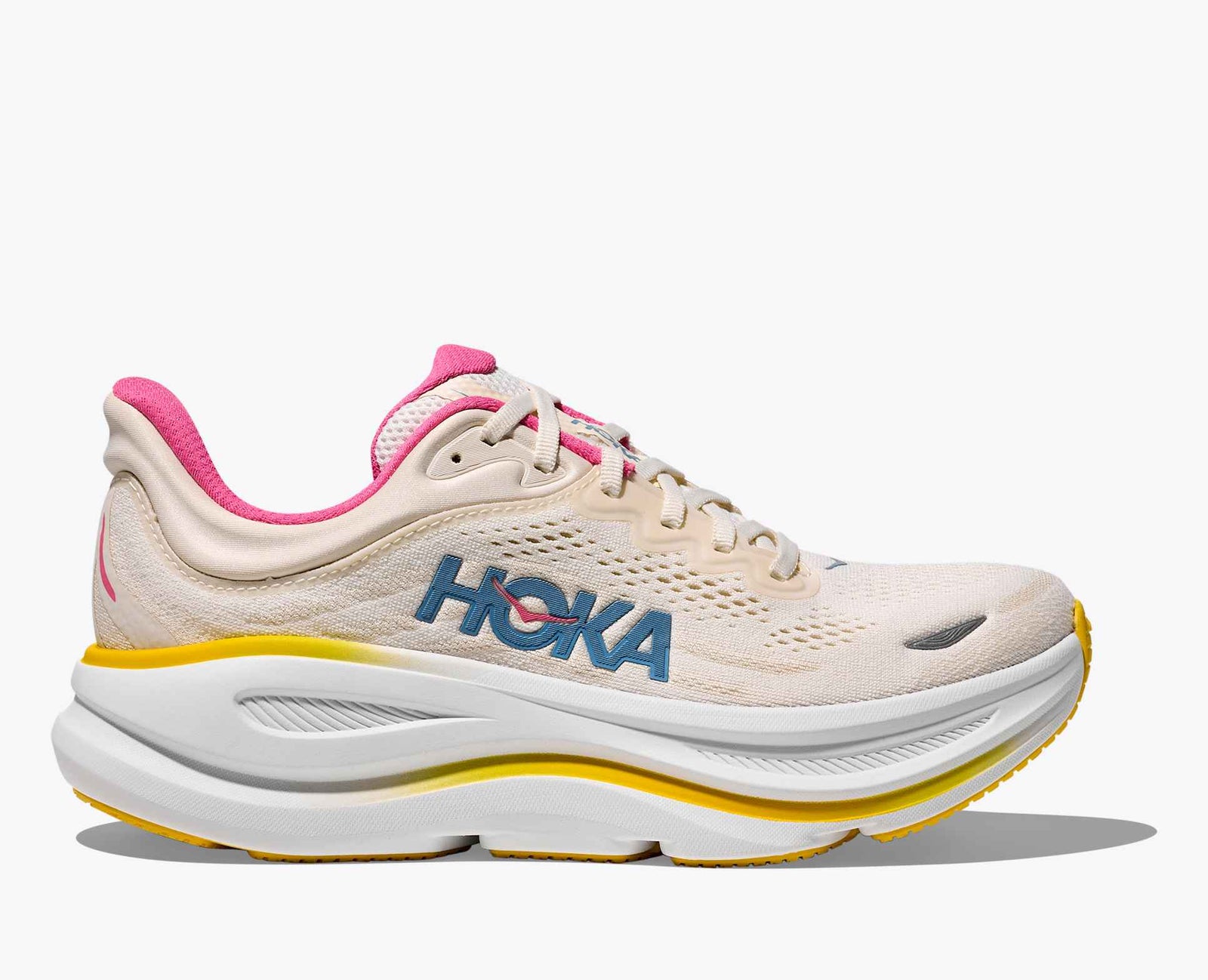 Hoka bondi 9 for women in alabastair birch colour