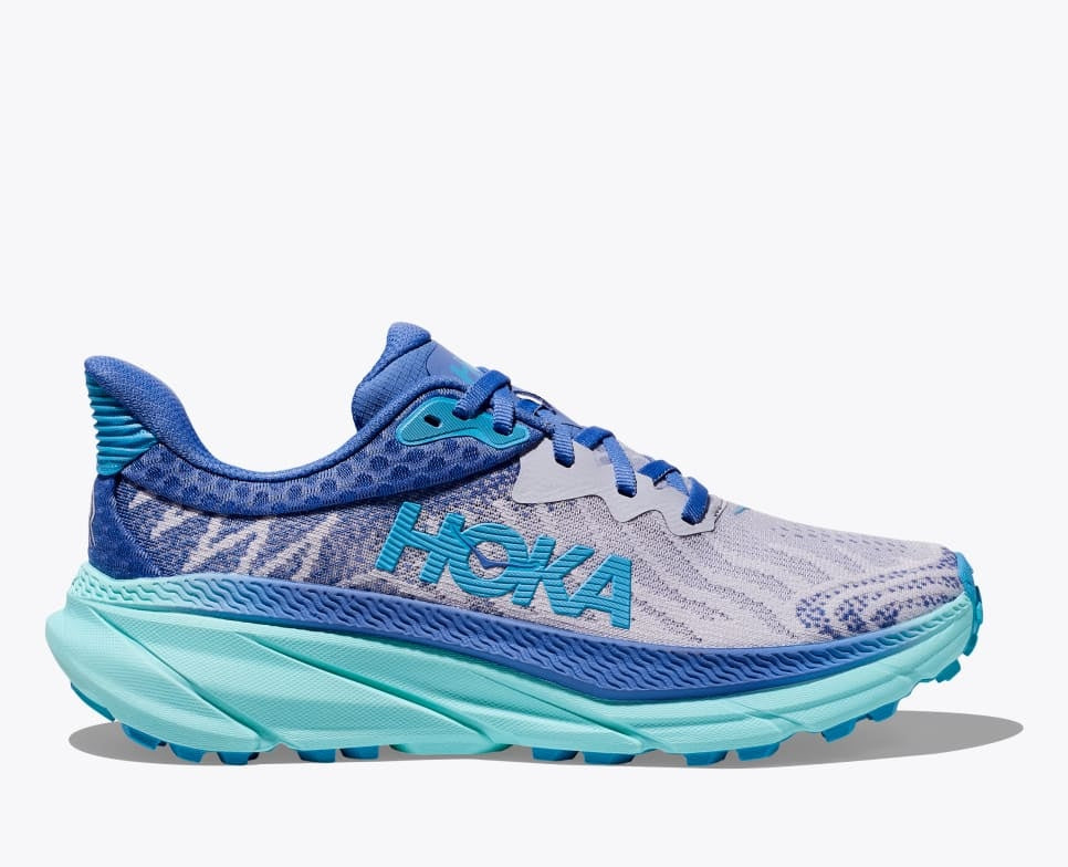 hoka trail shoe for women challenger 7 blue