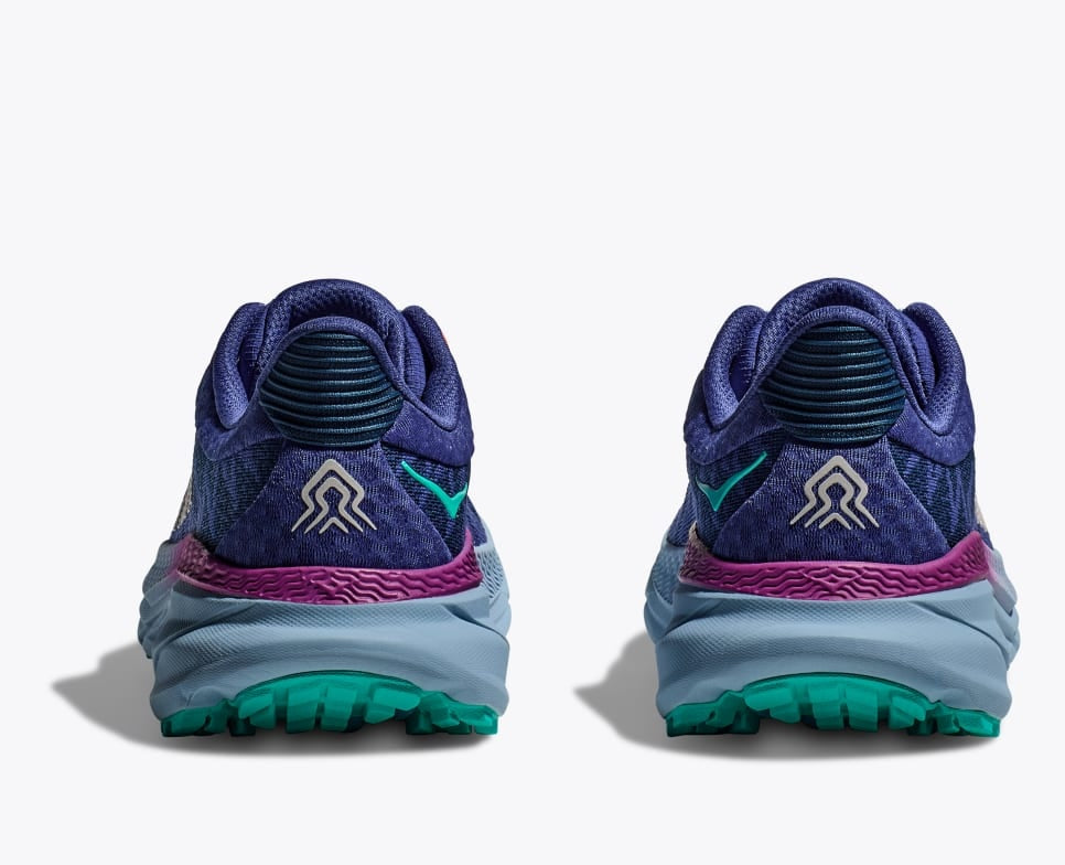 Hoka Challenger 7 for Women Evening Sky Drizzle Colour heel