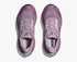 hoka challenger 8 gtx womens, road to trail gravel running and walking shoe, dark pink and purple, pair of shoes