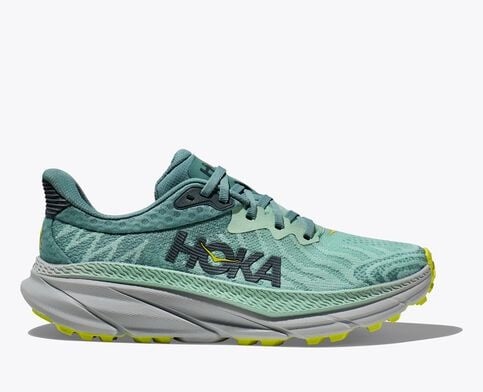 hoka challenger trail shoe for women green