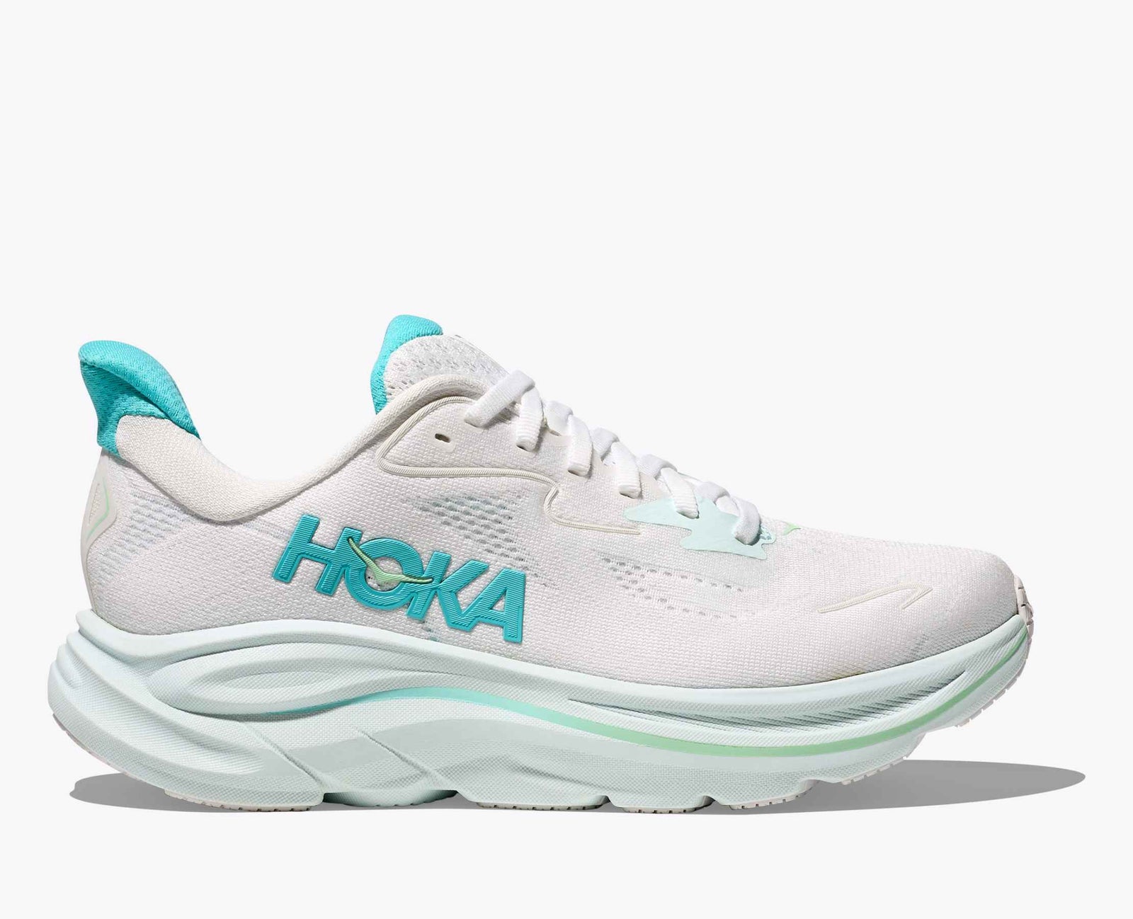 buy hoka clifton 10 for women at The Sports Room Wicklow Town. New colour white cielo blue