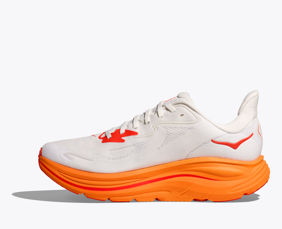 Hoka Clifton 10 For Women Frost Orange White Colour