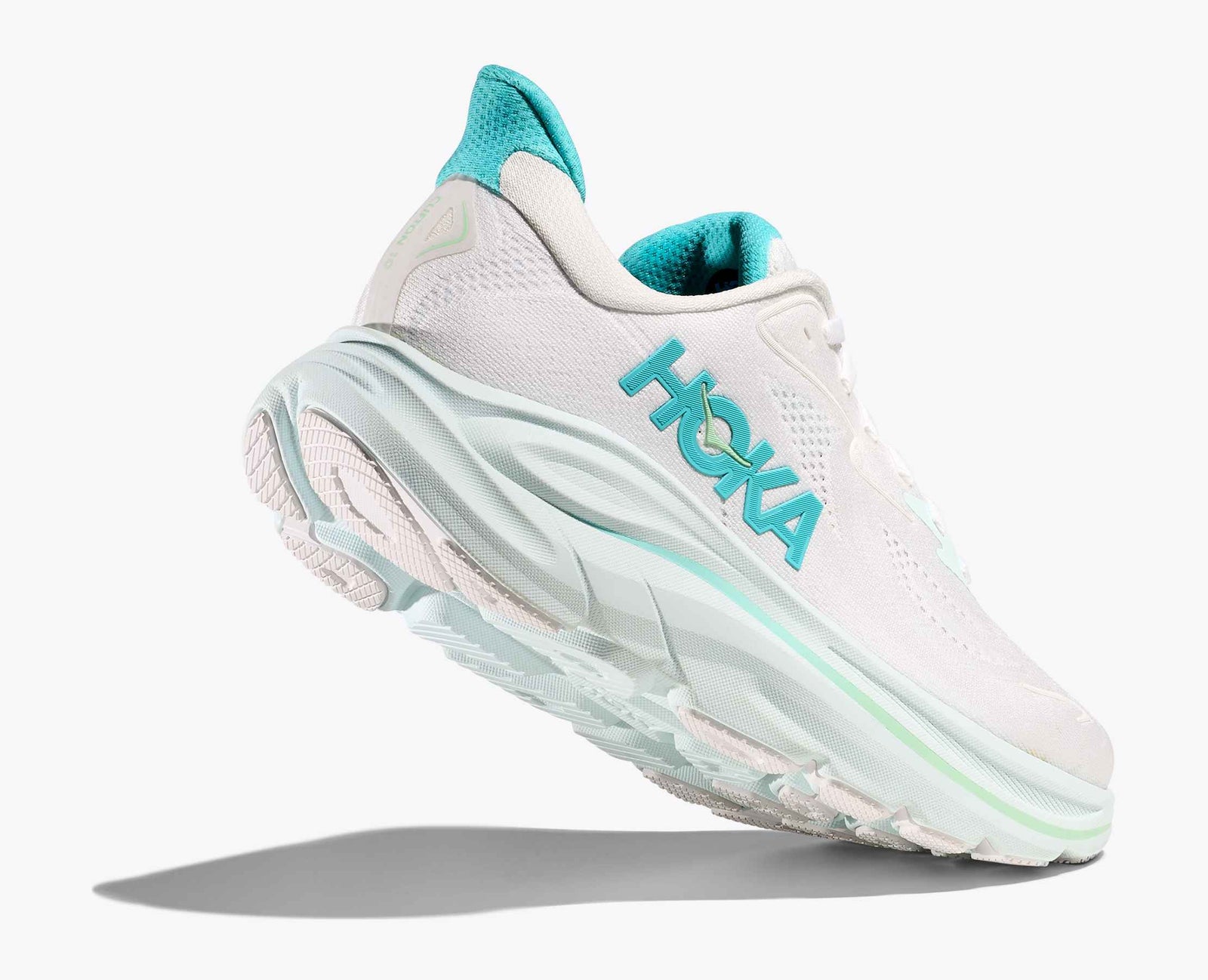 buy hoka clifton 10 for women at The Sports Room Wicklow Town. New colour white cielo blue